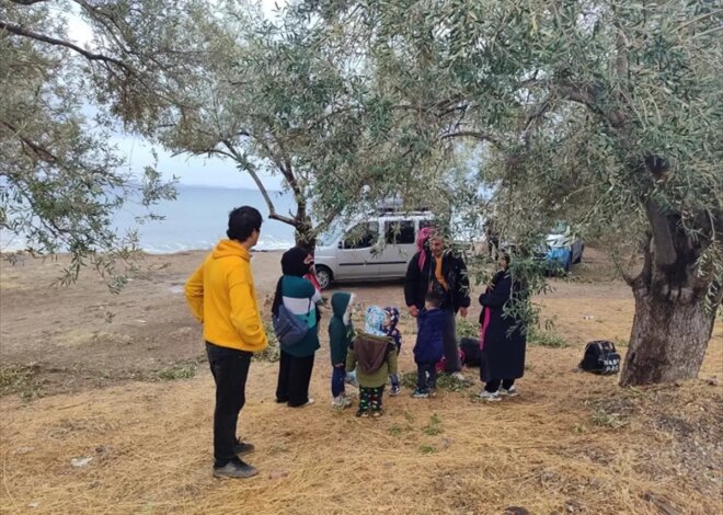 Ayvacık’ta 16 Düzensiz Göçmen Yakalandı